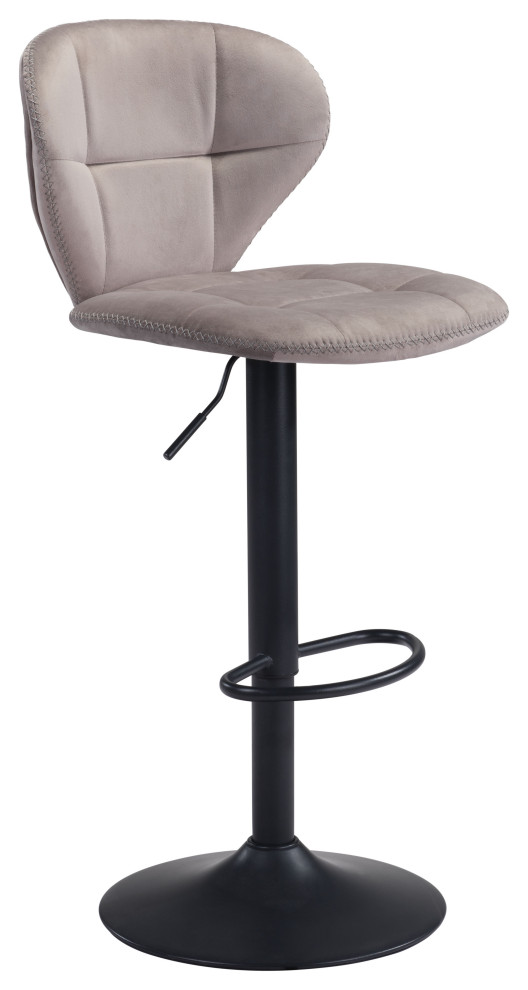 Salem Bar Chair Gray Transitional Bar Stools And Counter Stools by Furniture East Inc. Houzz