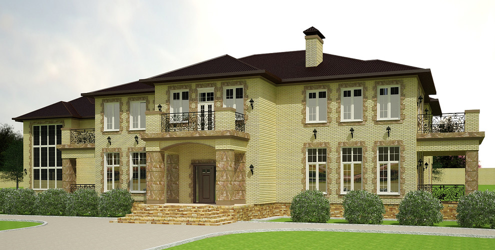 Загородный дом в английском стиле,оборудованный тепловым насосом