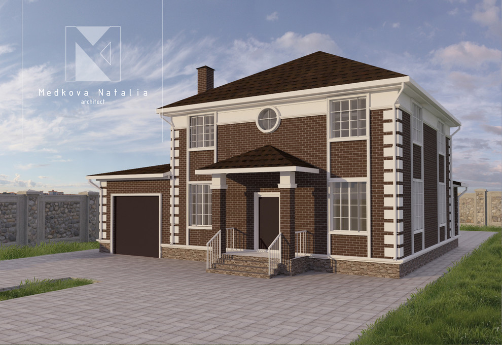 Проект двухэтажного дома