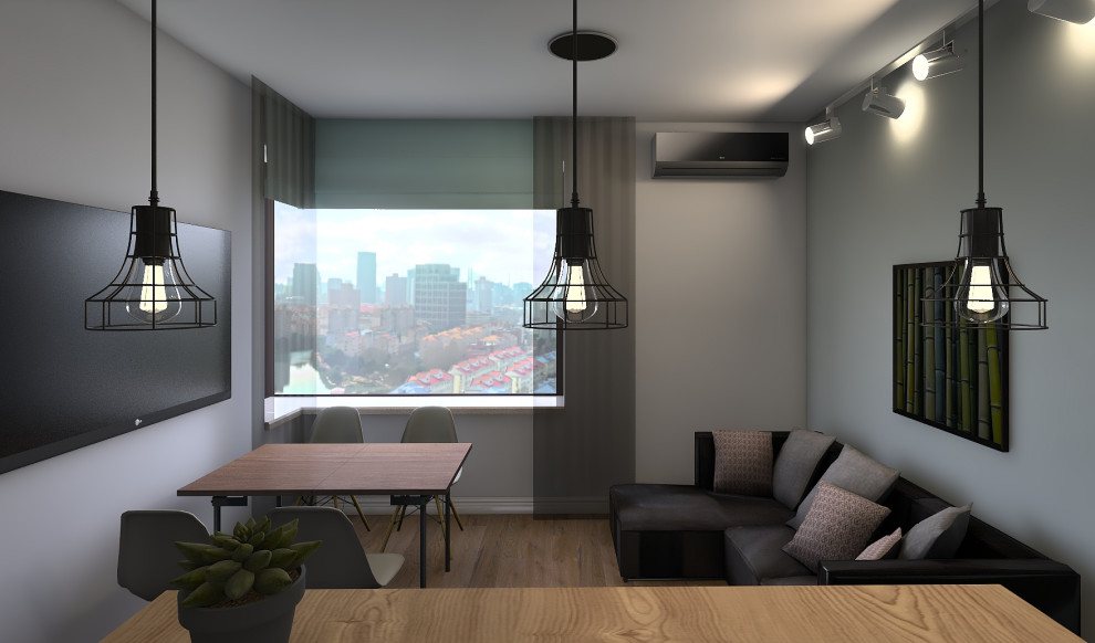 Квартира в стиле эко-минимализм 77 кв.м. в ЖК "Первый Московский Город Парк"