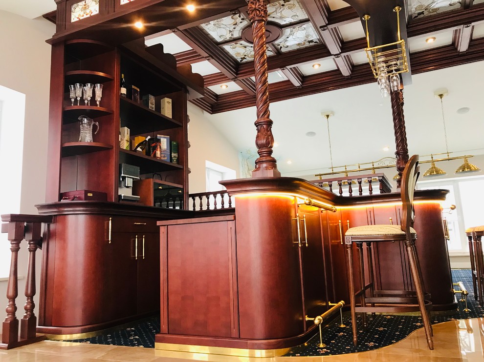 БАР И ЛЕСТНИЦА ИЗ МАССИВА