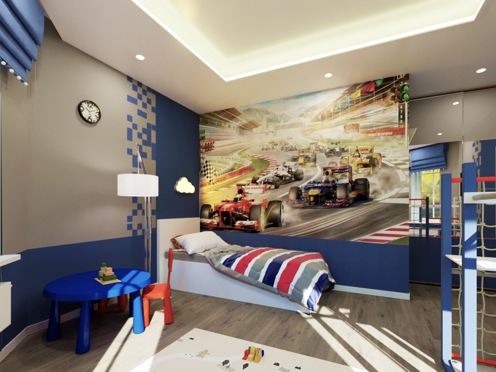 Фор-эскиз детской комнаты в индивидуальном жилом доме в Ленинградской области