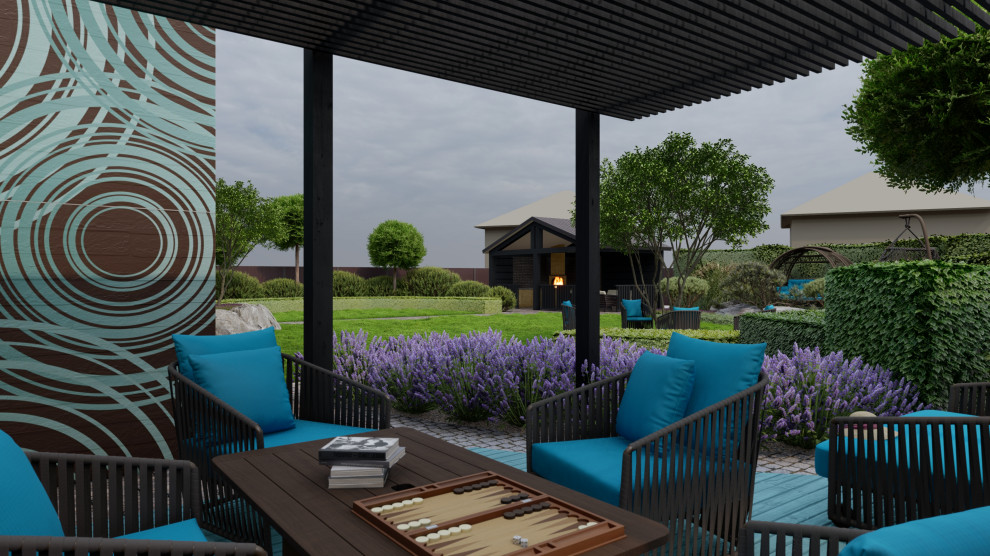 Частный сад «Круги на воде»