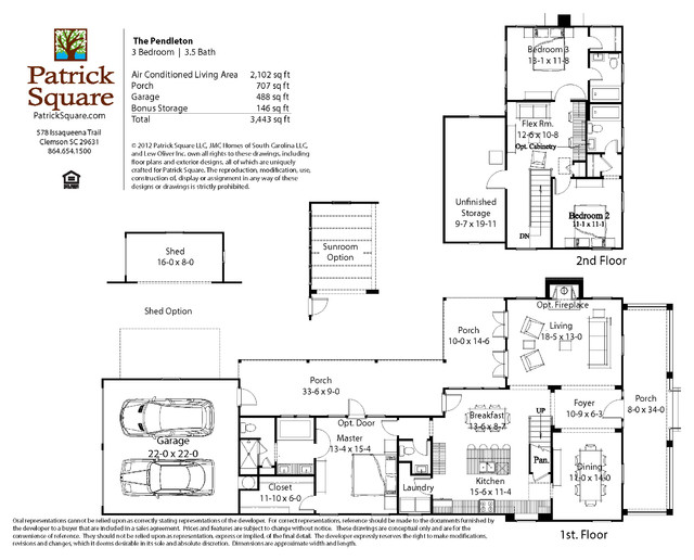 The Pendleton Floorplan 
