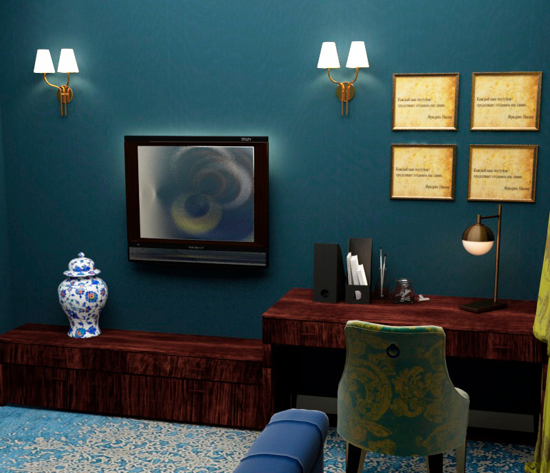 Кабинет, гостевая комната