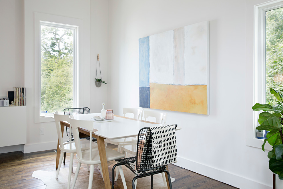Photo of a modern dining room in Nashville.