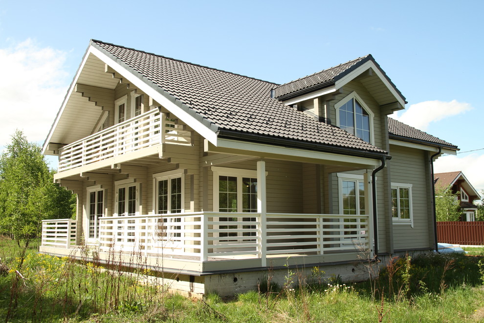 Деревянный дом из клееного бруса 237 метров (СП-237 GOOD WOOD)