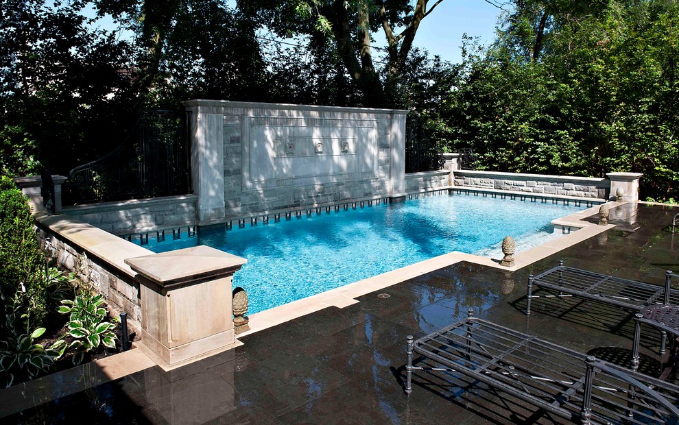 Photo of a contemporary pool in Toronto.