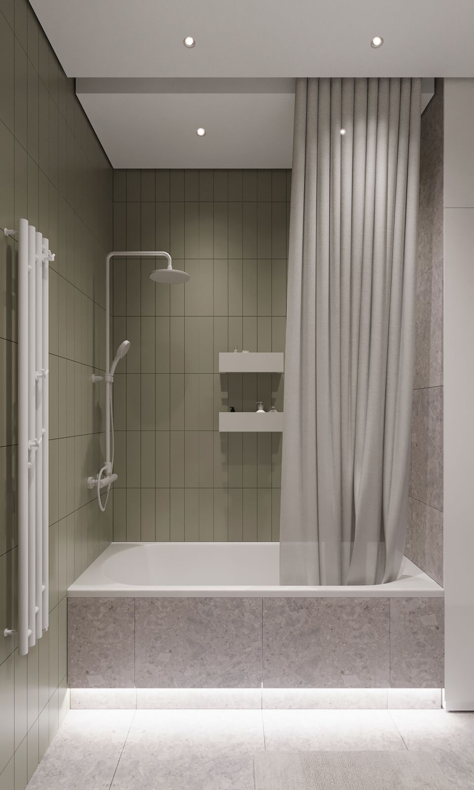 Дизайн интерьера квартиры в ЖК "Притяжение" на Выборгской набережной