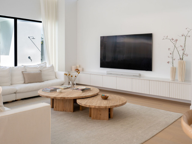 Willah House by Hall & Hart modern-living-room