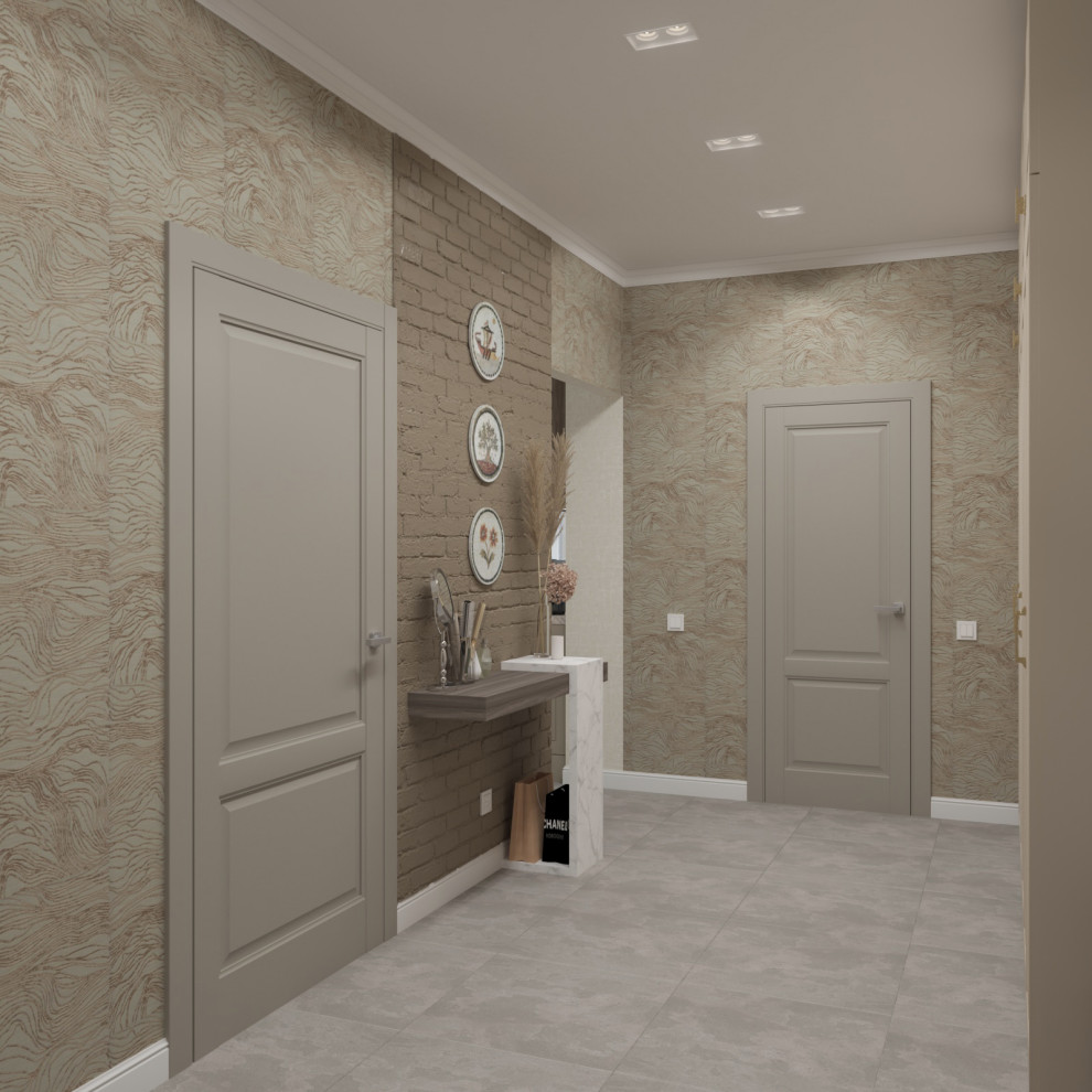 Двухкомнатная квартира в стиле сдержанной неоклассики