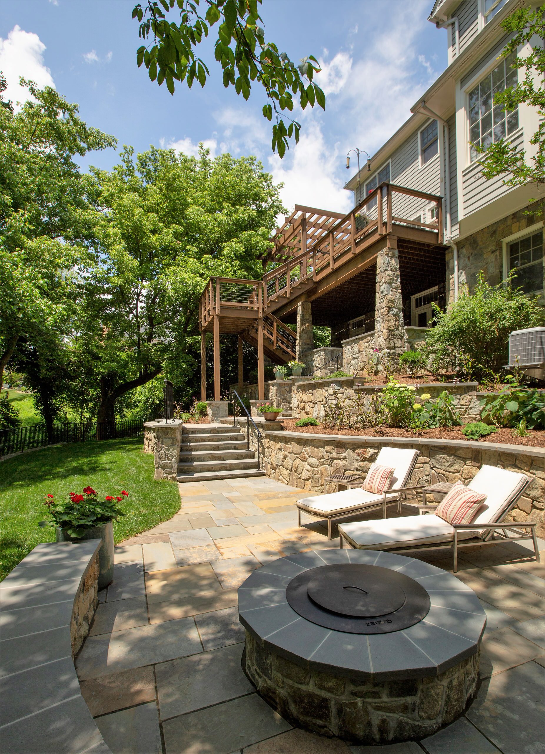 Hillside Deck