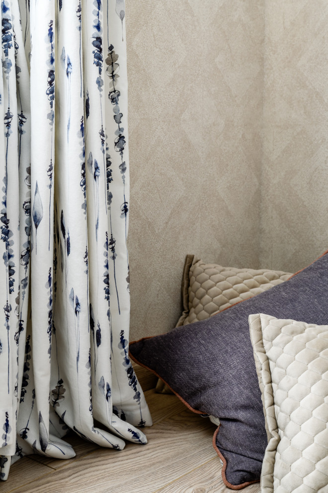 Съёмка штор в столовой загородного дома