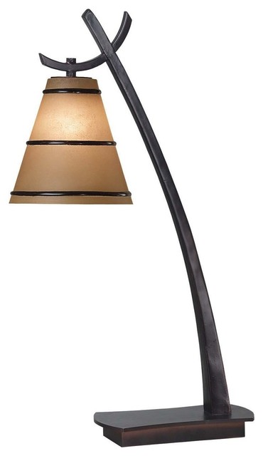 Kenroy Home 03332, Wright Table Lamp, Oil Rubbed Bronze