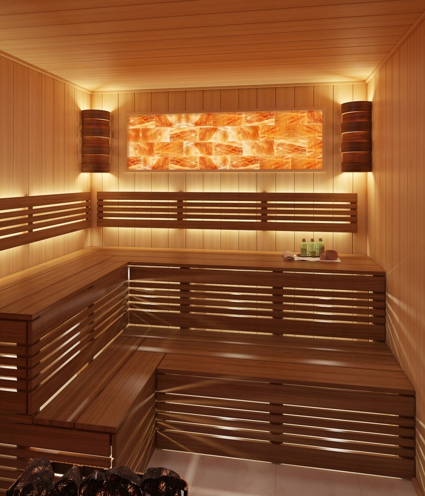 Баня в скандинавском стиле