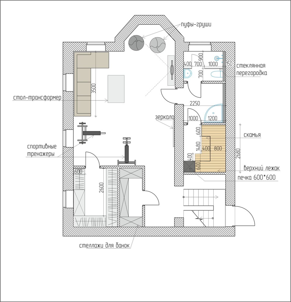 Частный дом в Энгельсе. 1,2 этаж, цоколь