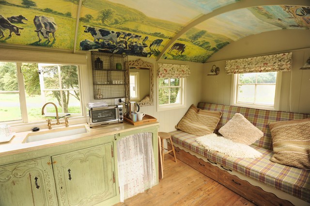 B&B Shepherd Huts landstil-dagligstue