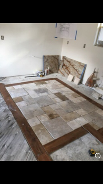 Travertine Kitchen Floor