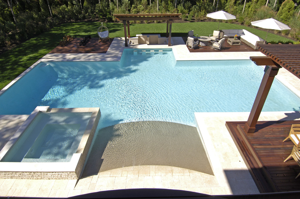Inspiration for a mediterranean pool in New York.