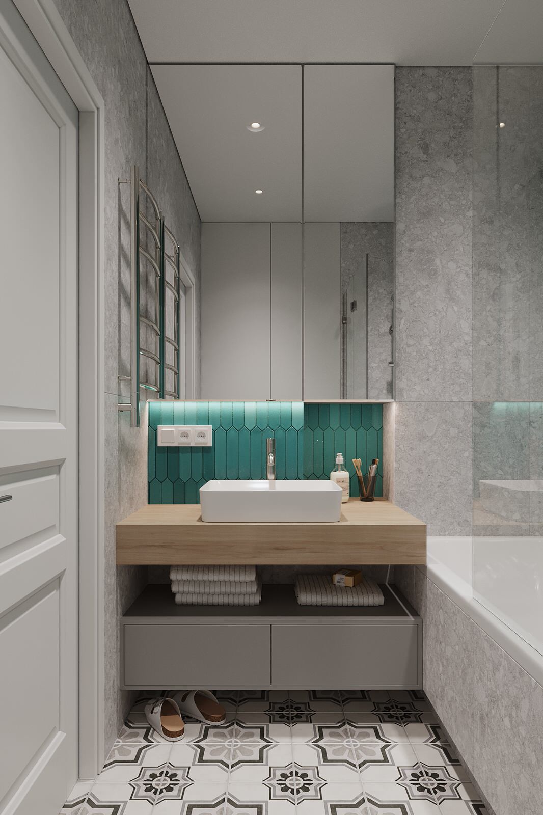 Дизайн проект квартиры 65м ЖК Зенит