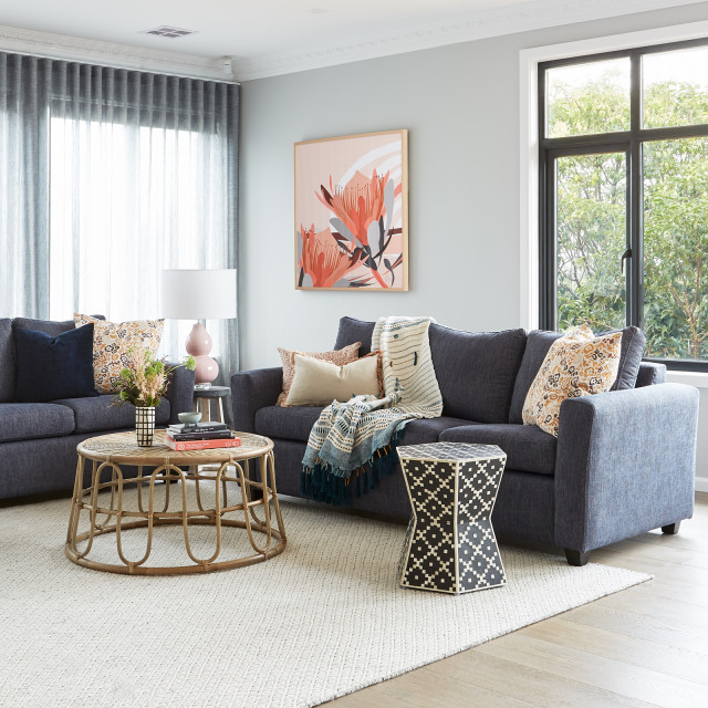 Glen Iris Project eklektisk-vardagsrum