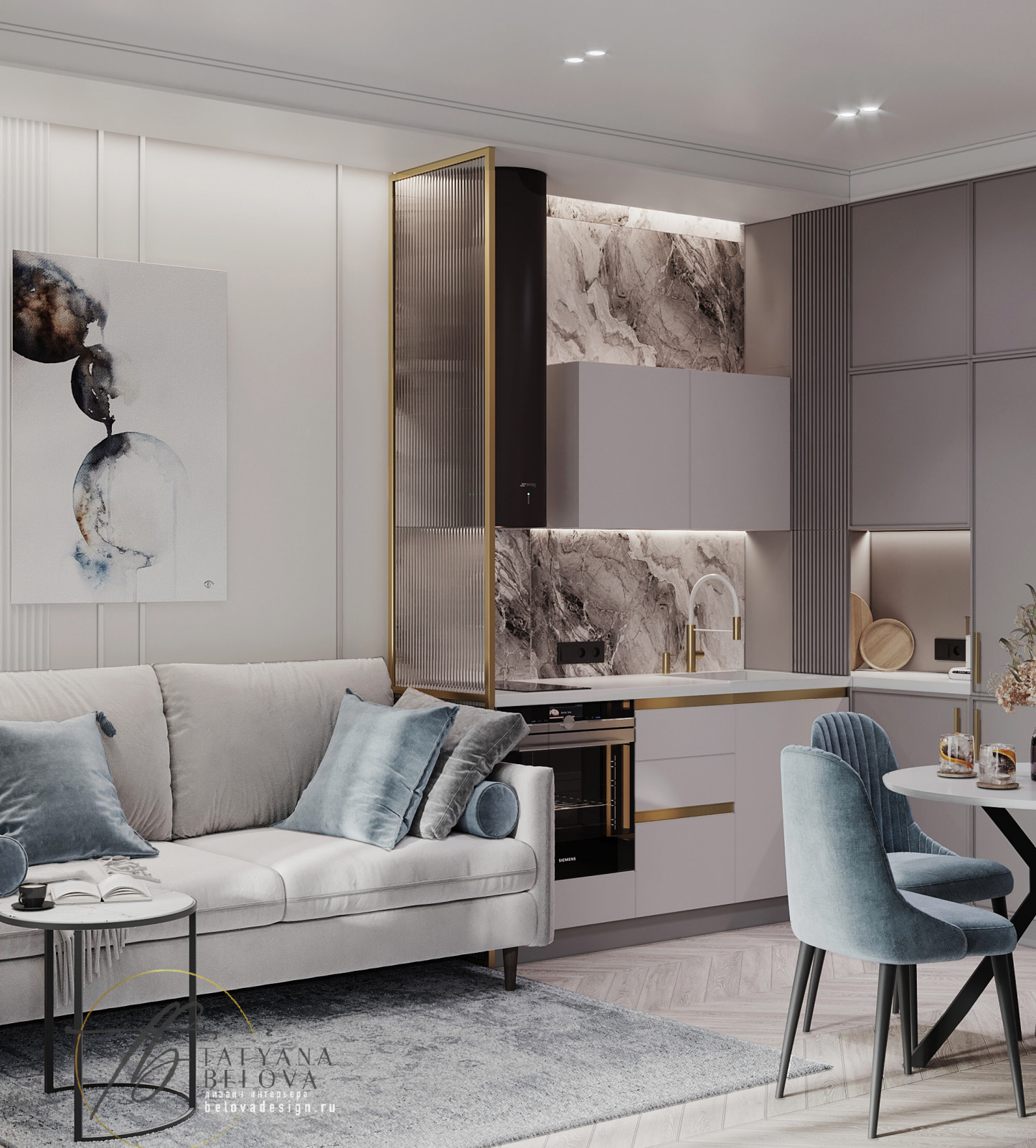 Метрополис, однокомнатная квартира 44,4 кв.м