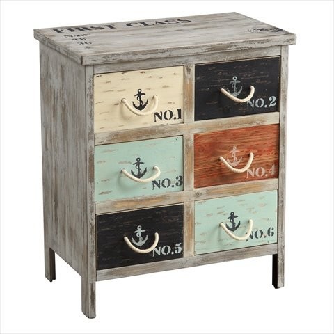 Coast to Coast Accent Chest, Bayview Gray Multicolor