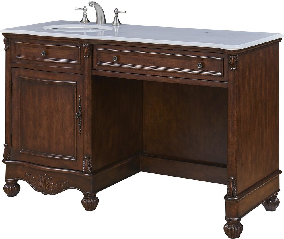 WINDSOR Vanity Turned Bun Feet Oval Sink Foot Single Medium