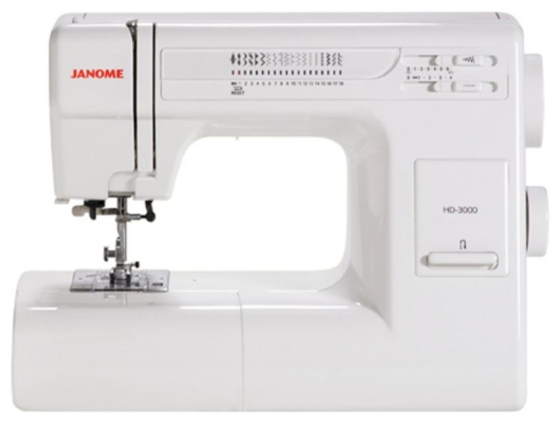 Janome HD3000 Heavy Duty Sewing Machine + 5Piece VIP Package