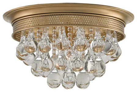 Bess Modern Classic Antique Brass Glass Bubble Drop Ceiling Mount Bess Modern Classic Antique Brass Glass Bubble Drop Ceiling Mount