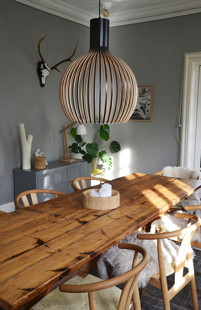 This is an example of a dining room in Copenhagen.
