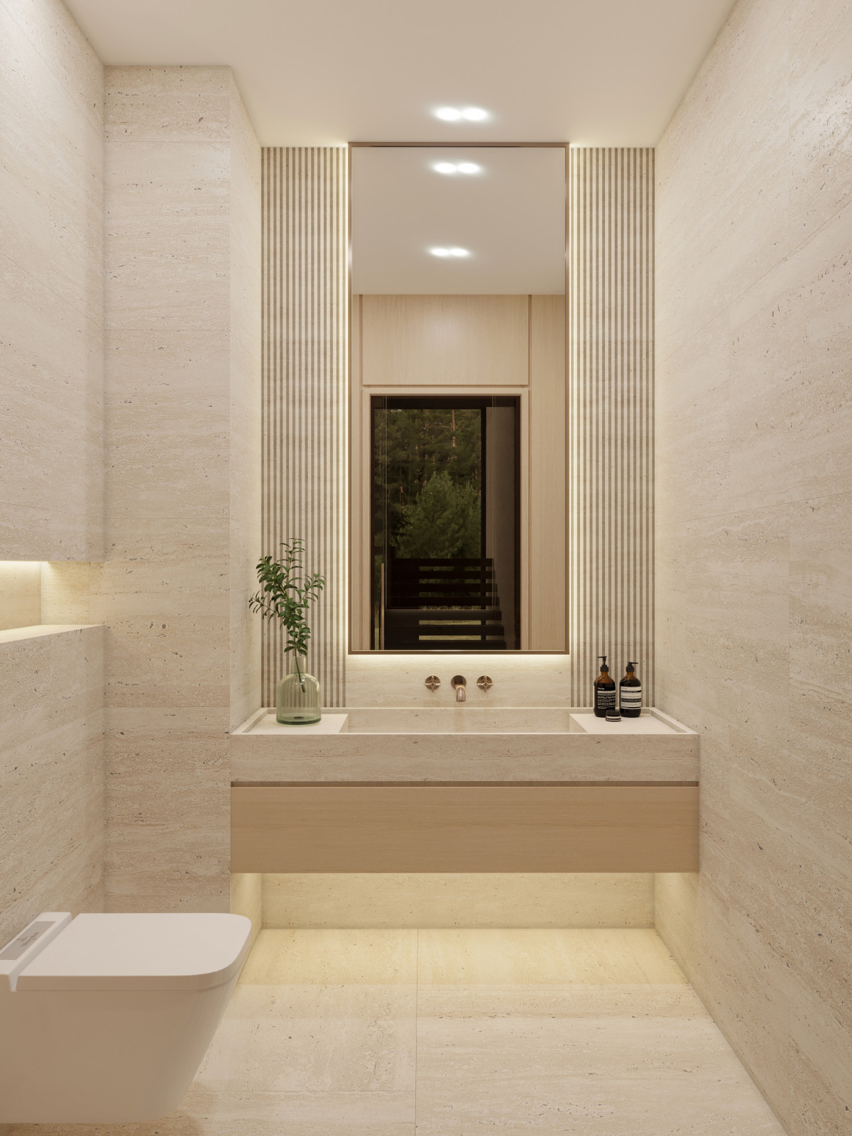 Дом с панорамными окнами.