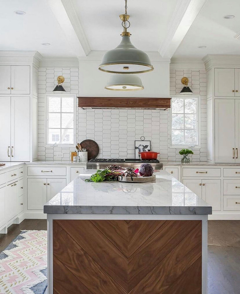 Inspiration for a transitional kitchen remodel in Chicago