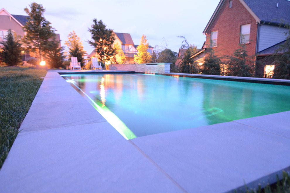 This is an example of a traditional pool in Nashville.