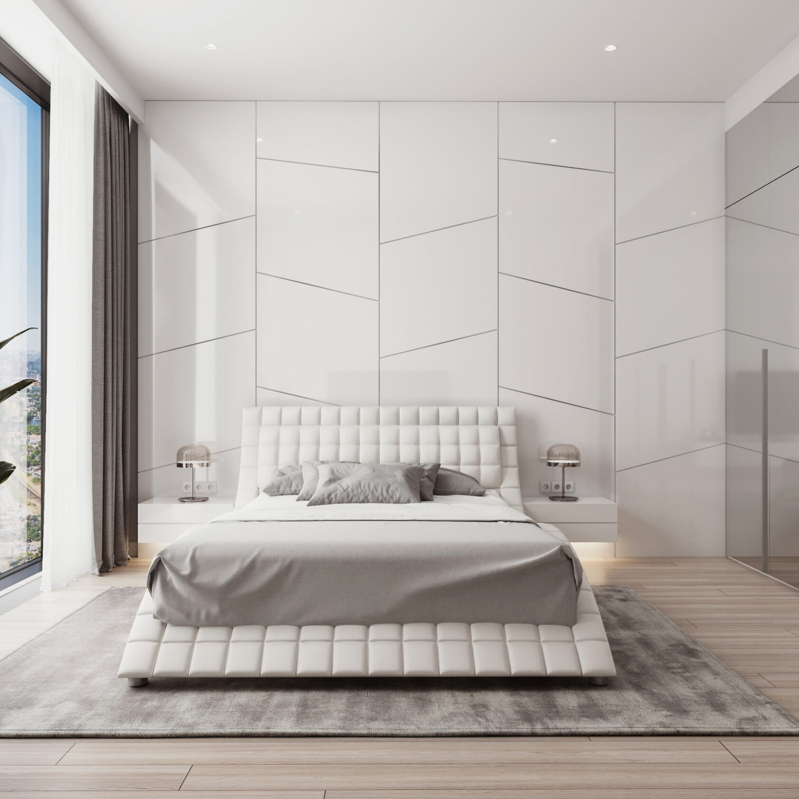 Дизайн интерьера апартаментов в Neva Towers, Москва-Сити (100 м2)