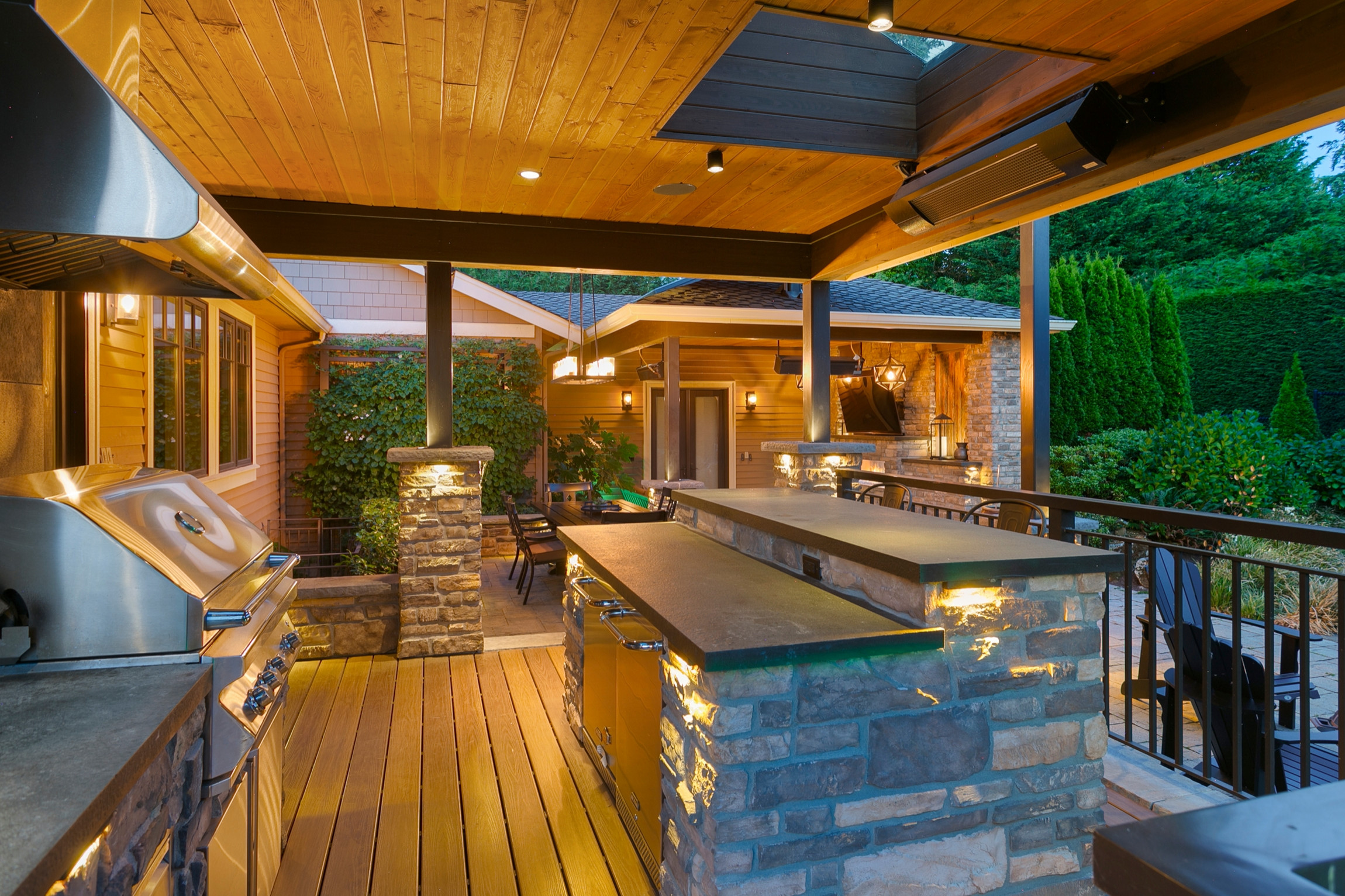 Yarrow Point Triple Roof Outdoor Living