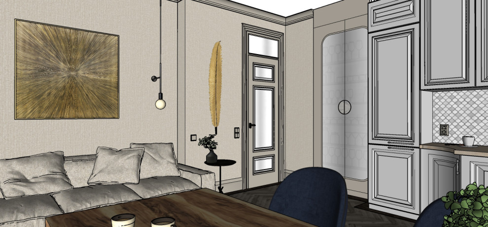 Проект квартиры, 110 м.кв.