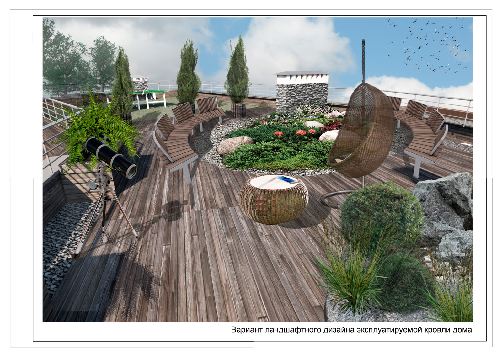 Жилой дом с эксплуатируемой кровлей в посёлке Велегож Парк Престиж