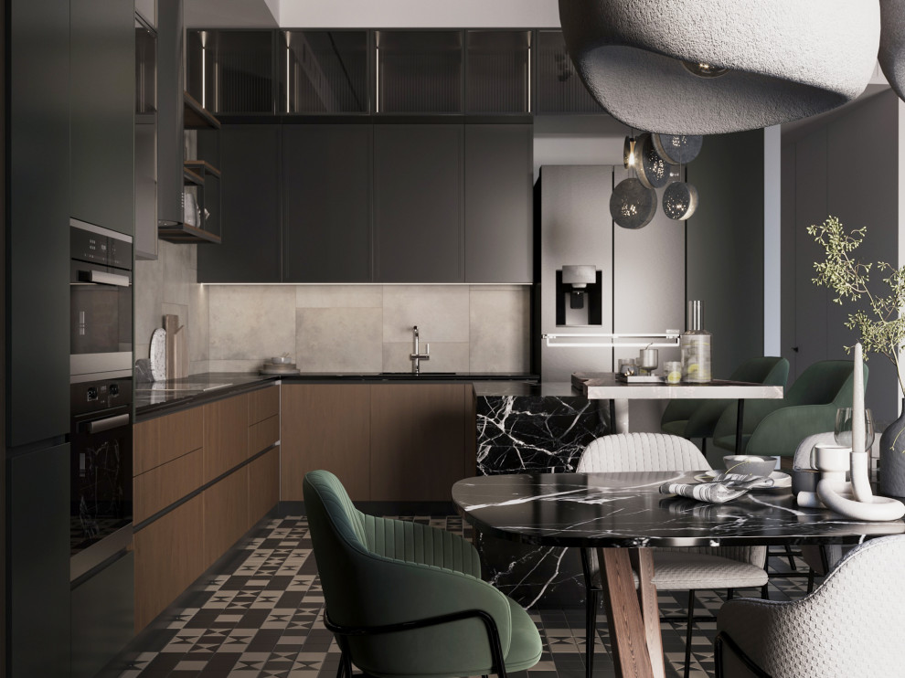 ЖК "Садовые Кварталы". Кухня-гостиная