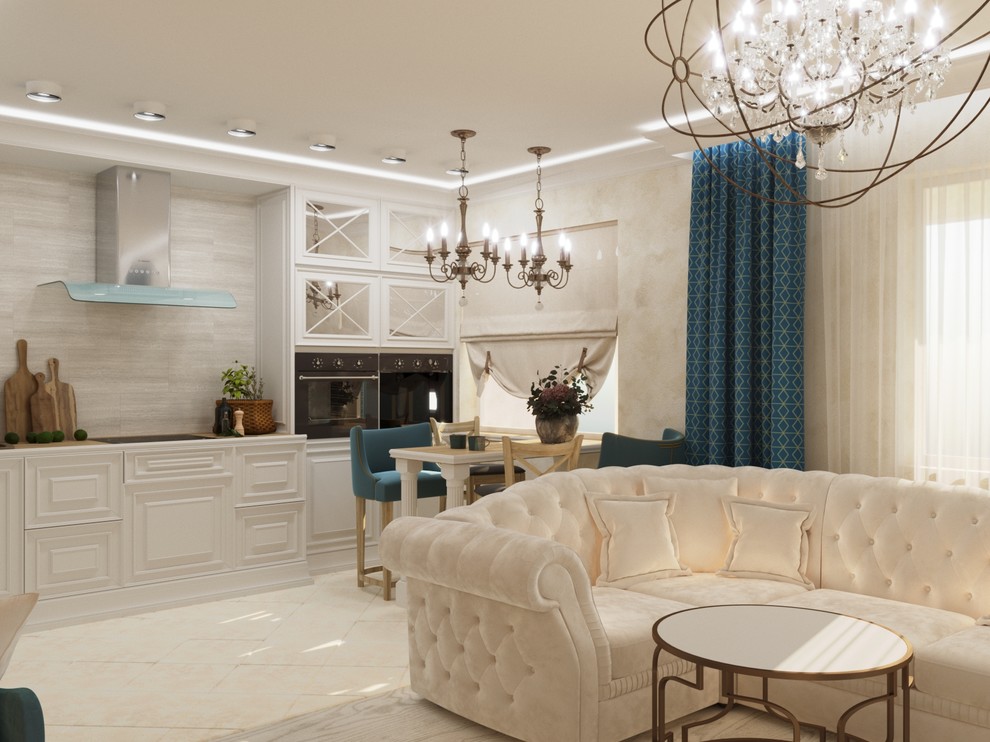 Проект трехкомнатной квартиры в Екатеринбурге