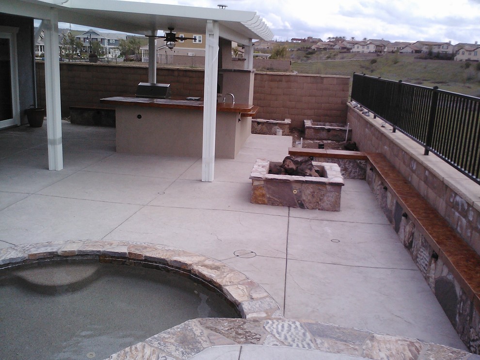 Complete backyard design and build. Rocklin, CA