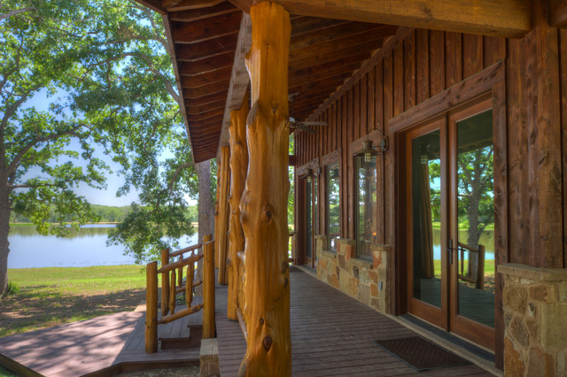 Ranch Style by the Lake - Rustic - Porch - Houston - by Ellis Custom