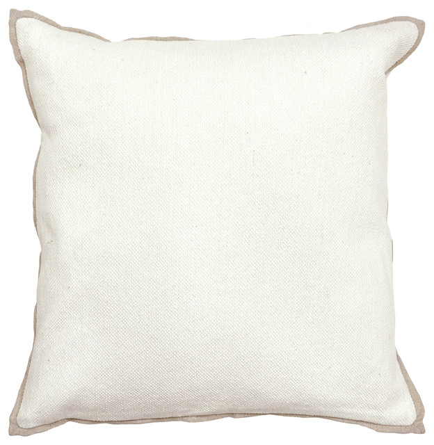 Rice Weave Cream Pillow, Set of 2