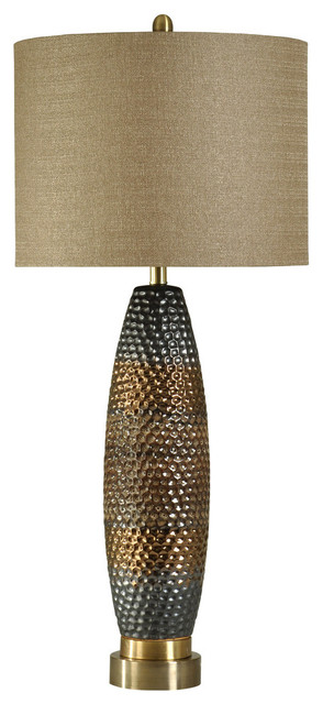 Laughlin Ceramic Table Lamp Gold And, Table Lamps Gold Finish
