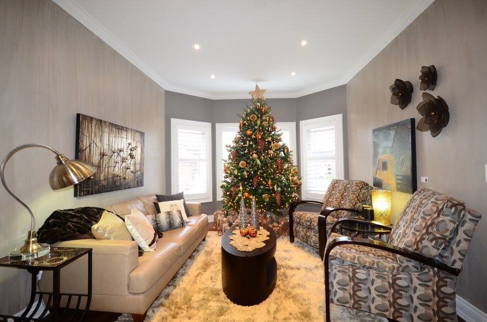 Transitional home design photo in Toronto