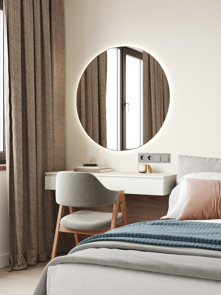 Квартира для молодой семьи с элементами сканди