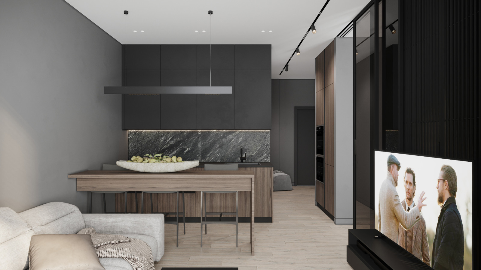 Дизайн-проект в ЖК Пресня Сити