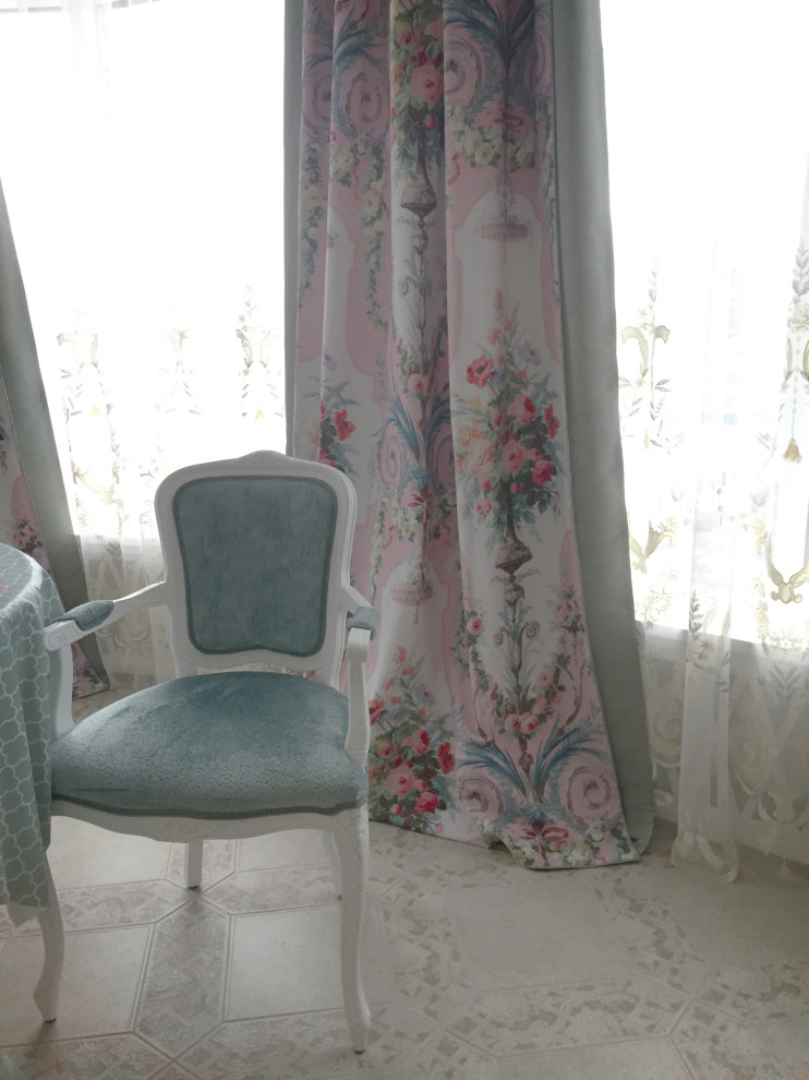 квартира в французском стиле в процессе декорирования