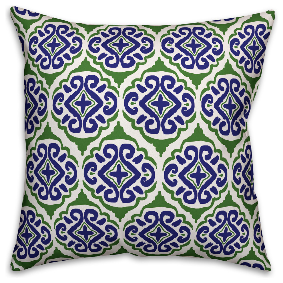 green outdoor pillows