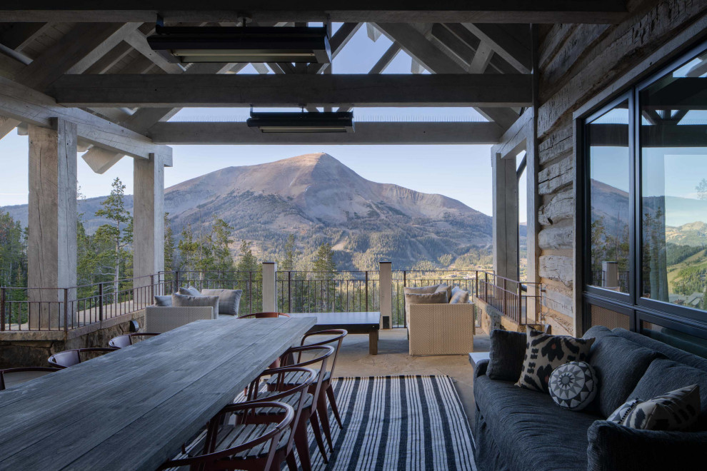 Patio - rustic patio idea